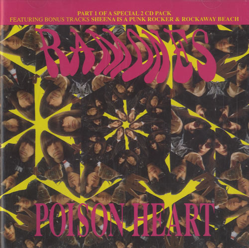 The Ramones Poison Heart - Part 1 CD single (CD5 / 5") UK RAMC5PO13276