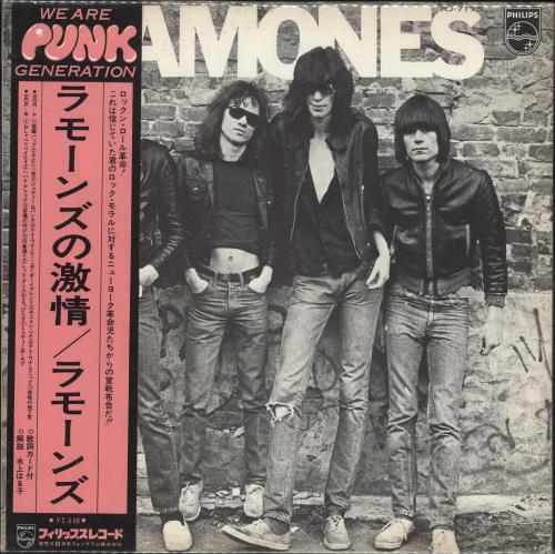 The Ramones Ramones + Obi vinyl LP album (LP record) Japanese RAMLPRA306309