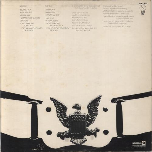 The Ramones Ramones - 1st + Insert - EX vinyl LP album (LP record) UK RAMLPRA779973