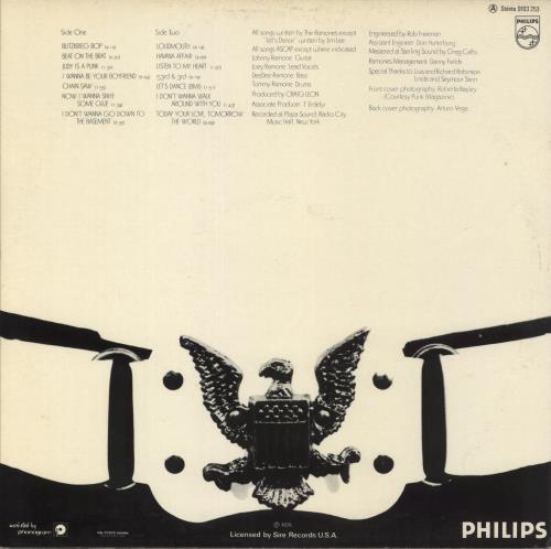 The Ramones Ramones - 1st - EX vinyl LP album (LP record) French RAMLPRA871810