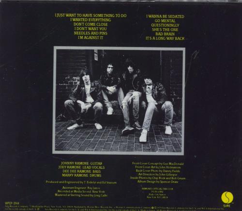 The Ramones Road To Ruin - 1st CD album (CDLP) Japanese RAMCDRO45843