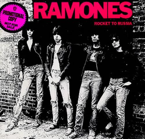 The Ramones Rocket To Russia - Promo Stickered vinyl LP album (LP record) US RAMLPRO351452