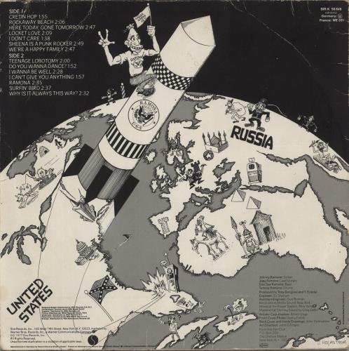 The Ramones Rocket To Russia - VG Sleeve vinyl LP album (LP record) German RAMLPRO881251