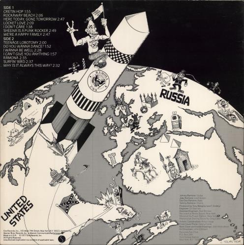 The Ramones Rocket To Russia - Winchester vinyl LP album (LP record) US RAMLPRO347500