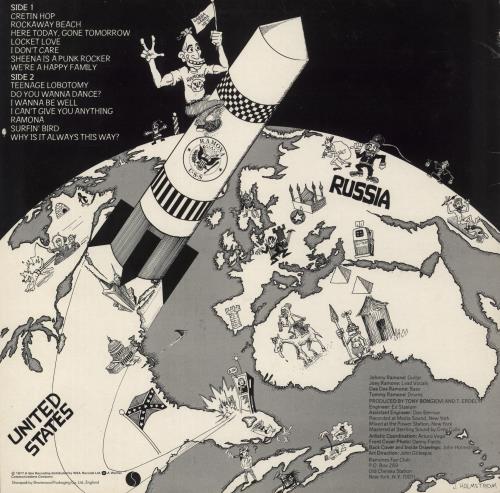 The Ramones Rocket To Russia vinyl LP album (LP record) UK RAMLPRO878821