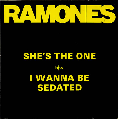 The Ramones She's The One 7" vinyl single (7 inch record / 45) UK RAM07SH167147