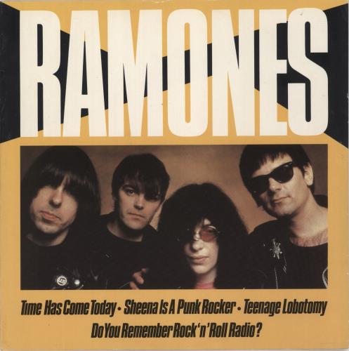 The Ramones Time Has Come Today - VG 12" vinyl single (12 inch record / Maxi-single) UK RAM12TI890575