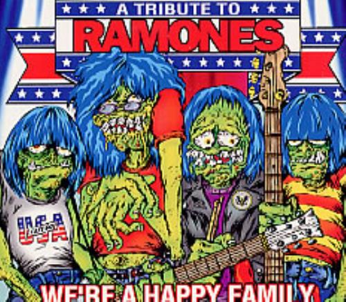 The Ramones We're A Happy Family: A Tribute To The Ramones - AUTOGRAPHED CD album (CDLP) US RAMCDWE251097