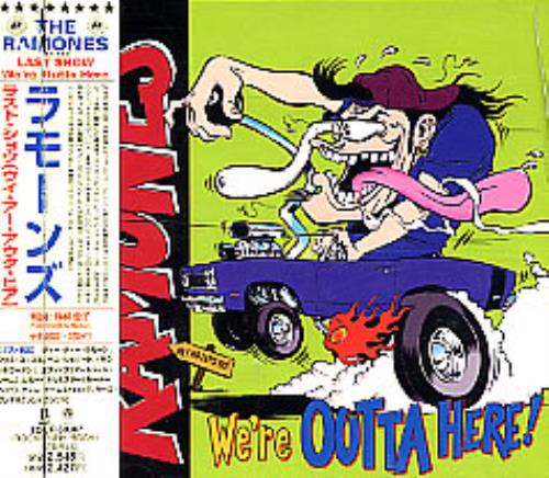 The Ramones We're Outta Here! CD album (CDLP) Japanese RAMCDWE168199