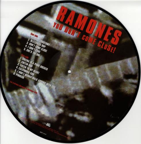 The Ramones You Don't Come Close picture disc LP (vinyl picture disc album) UK RAMPDYO320522