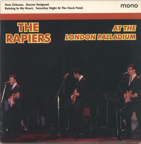 The Rapiers At The London Palladium 7" EP 7" vinyl single (7 inch record / 45) UK U3Y07AT691036