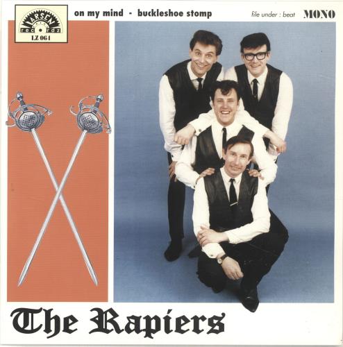 The Rapiers On My Mind / Buckleshoe Stomp 7" vinyl single (7 inch record / 45) French U3Y07ON691042