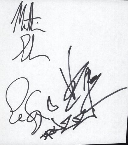 The Rapture Autographs memorabilia UK RPTMMAU717519