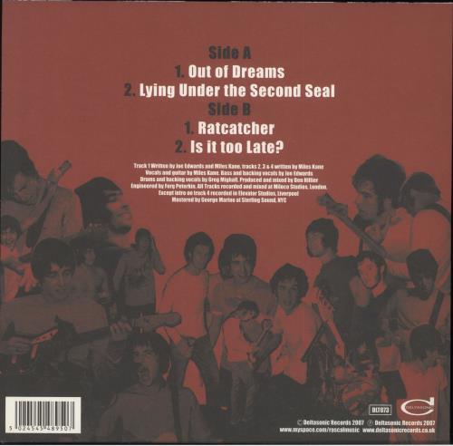 The Rascals [2000's] Out Of Dreams EP 10" vinyl single (10 inch record) UK AS810OU420161