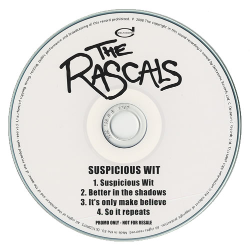 The Rascals [2000's] Suspicious Wit CD-R acetate UK AS8CRSU469265