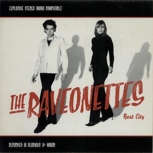 The Raveonettes Beat City - White Vinyl 7" vinyl single (7 inch record / 45) UK VEO07BE246953