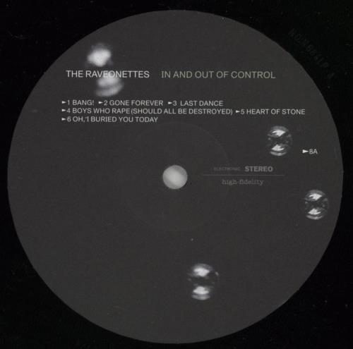 The Raveonettes In And Out Of Control - Autographed vinyl LP album (LP record) UK VEOLPIN865967
