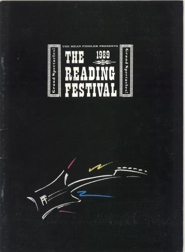 The Reading Festival Reading Festival 1989 tour programme UK XZ7TRRE692823