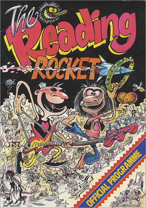 The Reading Festival The Reading Rocket + Ticket Stub tour programme UK XZ7TRTH435198