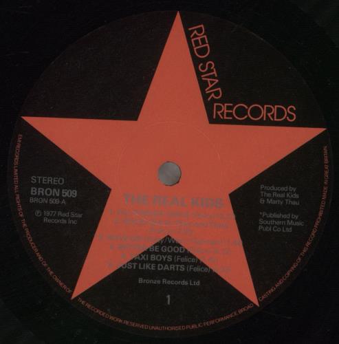 The Real Kids The Real Kids - VG+ vinyl LP album (LP record) UK KI1LPTH857343