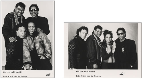 The Real Milli Vanilli Set of Publicity Photographs photograph UK RMVPHSE411319
