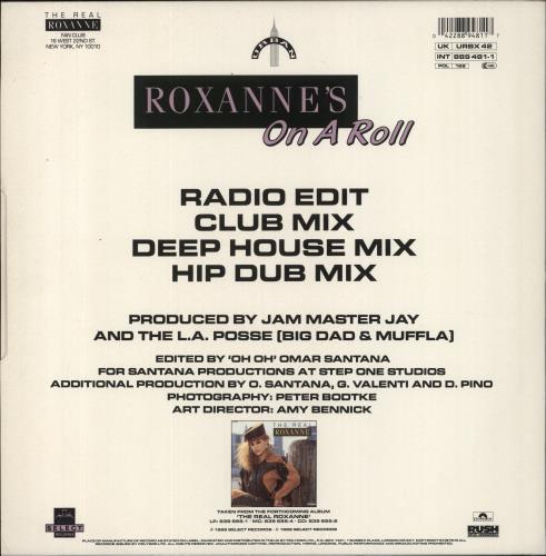 The Real Roxanne Roxanne's On A Roll 12" vinyl single (12 inch record / Maxi-single) UK RX012RO372297