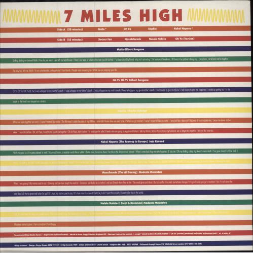 The Real Sounds 7 Miles High vinyl LP album (LP record) UK XH0LPMI782167