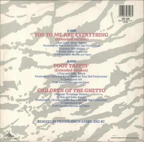 The Real Thing You To Me Are Everything - The Decade Remix 12" vinyl single (12 inch record / Maxi-single) UK TE012YO294512