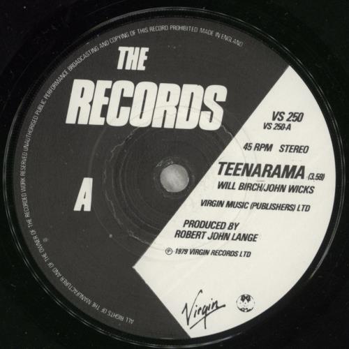 The Records Teenarama 7" vinyl single (7 inch record / 45) UK 3RE07TE609881