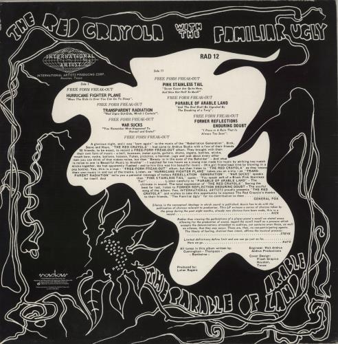 The Red Crayola The Parable Of Arable Land vinyl LP album (LP record) UK CYOLPTH342193