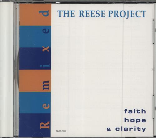 The Reese Project Faith Hope & Clarity CD album (CDLP) Japanese JP9CDFA783849