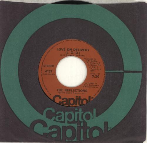 The Reflections Love On Delivery (L.O.D.) 7" vinyl single (7 inch record / 45) US RE-07LO690115