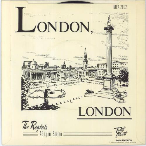 The Regents Ride Cowboy Ride 7" vinyl single (7 inch record / 45) UK RGT07RI816800