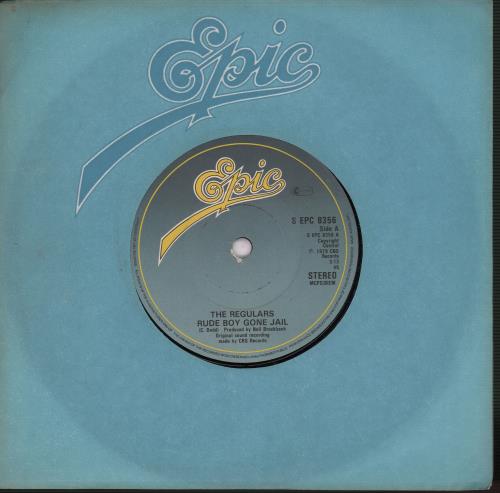 The Regulars Rude Boy Gone Jail 7" vinyl single (7 inch record / 45) UK VQT07RU653190