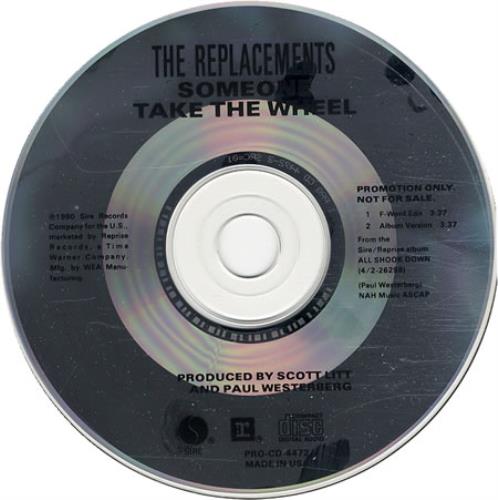The Replacements Someone Take The Wheel CD single (CD5 / 5") US RPLC5SO412390