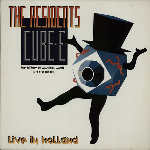 The Residents Cube-E [The History Of American Music In 3 E-Z Pieces] 2-LP vinyl record set (Double LP Album) Dutch RSD2LCU575373
