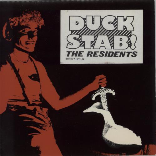 The Residents Duck Stab EP - Stickered 7" vinyl single (7 inch record / 45) US RSD07DU755851