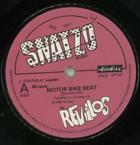 The Revillos Motor Bike Beat 7" vinyl single (7 inch record / 45) UK RVL07MO117899