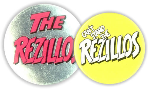 The Rezillos Set Of 2 Button Badges badge UK REZBGSE420155