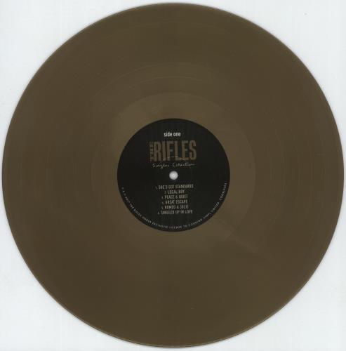 The Rifles Singles Collection - Gold Vinyl vinyl LP album (LP record) UK IFLLPSI887581
