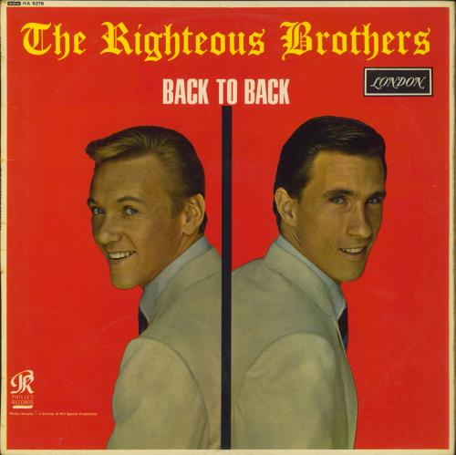 The Righteous Brothers Back To Back - EX vinyl LP album (LP record) UK TRBLPBA794773