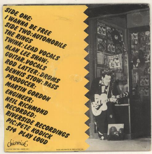 The Rings I Wanna Be Free - 2nd 7" vinyl single (7 inch record / 45) UK VU107IW737268