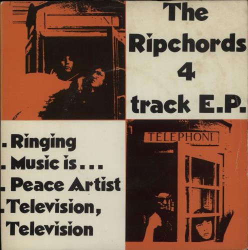 The Ripchords (Punk) The Ripchords 4 Track E.P. 7" vinyl single (7 inch record / 45) UK X7K07TH669736