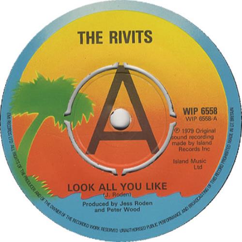 The Rivits Look All You Like 7" vinyl single (7 inch record / 45) UK 1RV07LO451303