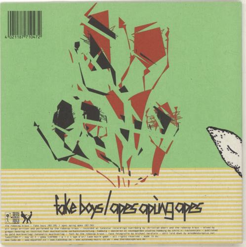 The Robocop Kraus Fake Boys 7" vinyl single (7 inch record / 45) German YRK07FA689946