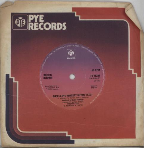 The Rockin' Berries Rock-A-Bye Nursery Rhyme - Solid 7" vinyl single (7 inch record / 45) UK KBR07RO672862
