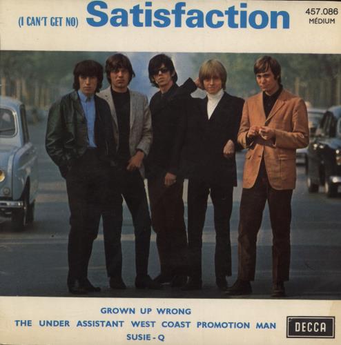 The Rolling Stones (I Can't Get No) Satisfaction - 5-71 7" vinyl single (7 inch record / 45) French ROL07IC776995