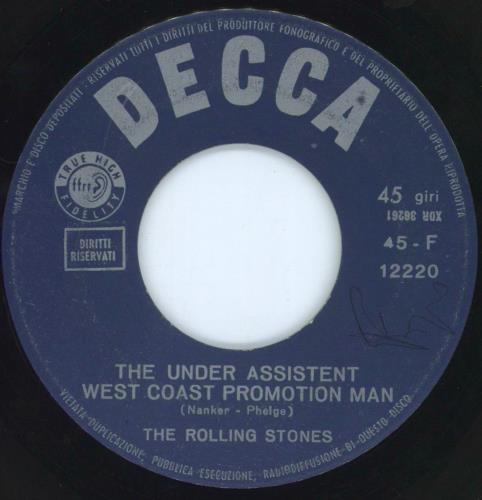 The Rolling Stones (I Can't Get No) Satisfaction - Orange Red Border 7" vinyl single (7 inch record / 45) Italian ROL07IC803142