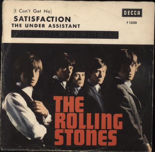 The Rolling Stones (I Can't Get No) Satisfaction - P/S 7" vinyl single (7 inch record / 45) Swedish ROL07IC795690