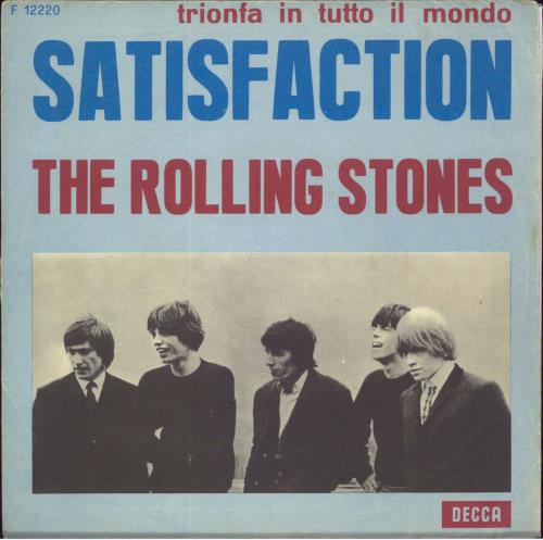 The Rolling Stones (I Can't Get No) Satisfaction - trionfa p/s 7" vinyl single (7 inch record / 45) Italian ROL07IC803146